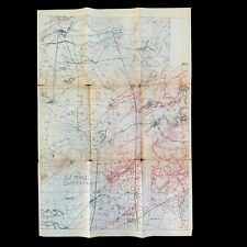 RARE World War I Battle St. Mihiel Sector American Expeditionary Forces Map picture