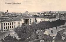 Kristiania Norway University Scenic View Antique Postcard J79234 picture