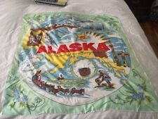 Vintage Alaska Souvenir Scarf picture