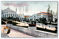 1909 United State Government & Hawaiien Building Seattle Washington WA Postcard picture
