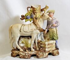 German Carl Schneider Grafenthal Bisque Vase Boy With Horse Stamped #10969 picture