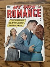 My Own Romance Vol. 1 #4 (Red Circle 1949) Pre-code Romance Golden Age GD/VG picture