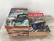 Railroad Magazine Popular Publications American WW2 Train Advertising Lot Of 30 picture