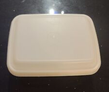 Vintage Tupperware White/clear Mid Size Container With Lid picture
