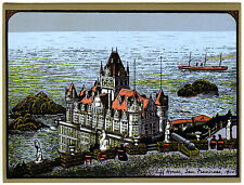 c.1900 SAN FRANCISCO VICTORIAN CLIFF HOUSE~NEW 1980 UNIQUE HISTORICAL NOTE CARD picture