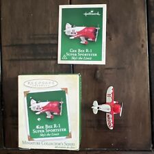 Hallmark 2005 MINI Ornament Airplane GEE BEE R-1 SUPER SPORTSTER 5th Sky’s Limit picture