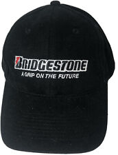 Bridgestone tire Get A Grip On The Future Black Strap Back Hat Head Shots Racing picture