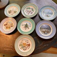 Enoch Wedgwood England For Avon Vintage 1974-1980 Christmas Plates picture