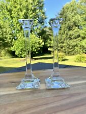 Tiffany & Co. Tapered Column Candle Stick Holder 8” Tall ~Set Of 2 picture