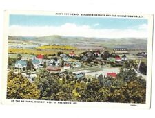 c1915 Bird’s Eye View Braddock Heights Middletown Frederick Maryland MD Postcard picture