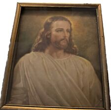 1939 Vintage Framed  JESUS CHRIST  8x10 In. Print by Ralph Pallen Coleman picture