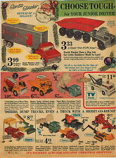 1966 PAPER AD Structo Tonka Truck Giant Marx Mattel James Bond 007 Camera picture