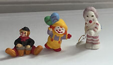 Lot Vintage Clown Figurines Send In The Clowns  August 1992 Happy Birthday picture