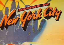Vintage Postcard, NEW YORK CITY, Souvinir Folder Of The City Sights, Bridges picture