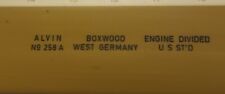 Mint Alvin No. 258A Boxwood US Standard Ruler in Sleeve - Made in West Germany picture