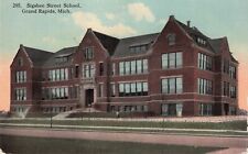 Vintage Postcard Grand Rapids Michigan MI Sigsbee Street School 484 picture