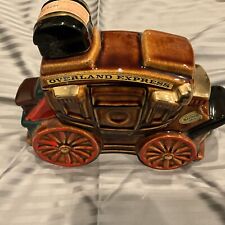 Jim Beam Overland Express Carriage Decanter Whiskey Bottle Vintage 1969 empty^ picture