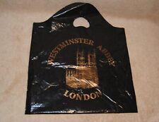Vintage Westminster Abbey London Plastic Shopping Bag picture