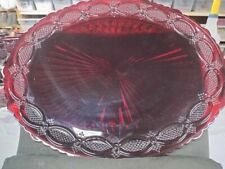 Vintage Avon Cape Cod Ruby Red Glassware 13.5