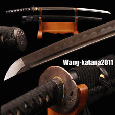 Katana Clay Tempered Folded T10 Steel Japanese Samurai Sharp Functional Sword  picture