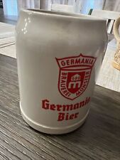 Germania Bier  .5 Litre Stoneware Beer Stein Mug made in West Germany + 1 Mug picture