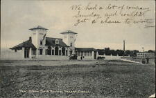 State Bath House Nahant Beach ~ UDB rare DPO 1905 Nahant Sta Lynn MA postcard picture