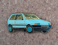 VTG 1983 FIAT UNO MOTOR CAR LAUNCH PIN BADGE picture