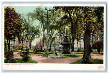 1912 Fayette Park Syracuse NY Moravia NY Detroit Photographic Co. Postcard picture