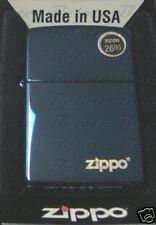 Zippo Sapphire Lighter w/ Zippo Logo 20446ZL NEW in BOX picture