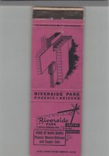 Matchbook Cover Riverside Park Home Of Name Bands Phoenix, AZ picture