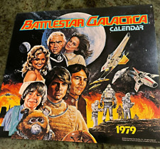 Very  Nice 1979 Battlestar Galactica Calendar with Full Length Poster Included picture