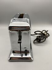Toastmaster Chrome Toaster 1A2 Made in USA Vintage WORKS - CORD IS FRAYED picture