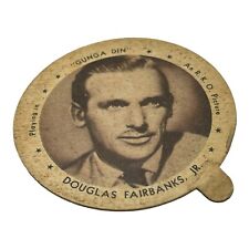Dixies Shurtleff's Ice Cream Picture Lid: Douglas Fairbanks Jr in Gunga Din 1939 picture