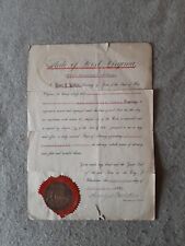 1888 West Virginia State Secretary Office Document CITIZENS COAL COMPANY  picture