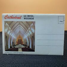 Cathedral La Crosse Wisconsin Souvenir Folder 13 Photographs USA picture