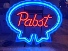 Pabst beer led light up sign bar game room man cave Milwaukee PBR picture