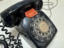 Telephone vintage 1980s Rotary Dial ITT Retro  black picture