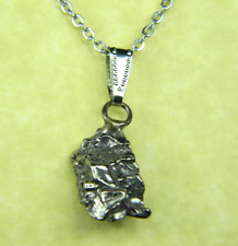 Campo Del Cielo Genuine Iron Nickel Meteorite Pendant Necklace 5.13 grams picture