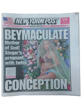Beyonce Beyonce Pregnant - New York Post Newspaper Newspaper picture