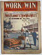 Work & Win Weekly Dec 24 1915 Fred Fearnot’s “New Wild West” Hal Standish picture
