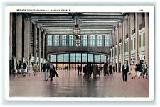 c1920's Arcade Convention Hall Interior View Asbury Park New Jersey NJ Postcard picture