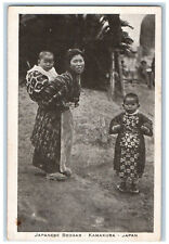c1940's Japanese Beggar Kamakura Japan Vintage Unposted Red Star Line Postcard picture