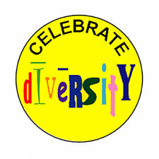CELEBRATE DIVERSITY pin button badge peace equality LGBT picture