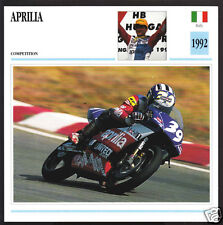 1992 Aprilia 125cc Grand Prix Alessandro Gramigni Race Motorcycle Photo Card picture