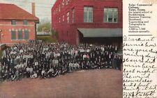Tyler Commercial College Tyler Texas TX Students c1910 Postcard picture