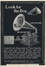 Magazine Ad - 1907 - Victor Talking Machine Co., Philadelphia - Look for the Dog picture