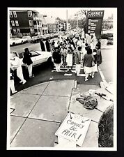 1986 Dorchester MA MNA Nurse Contract Strike Carney Hospital VTG Press Photo picture
