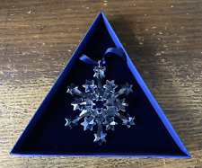 2004 Swarovski Christmas Ornament Crystal Annual Edition Snowflake Fast Ship picture