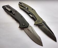 Lot of 2 Kershaw Pocket Knives, 3930 Flitch & 7007OLBW Natrix [0172] picture