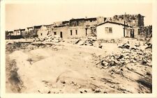 ACOMA, NM, STREET SCENE real photo postcard rppc NEW MEXICO INDIAN VILLAGE picture